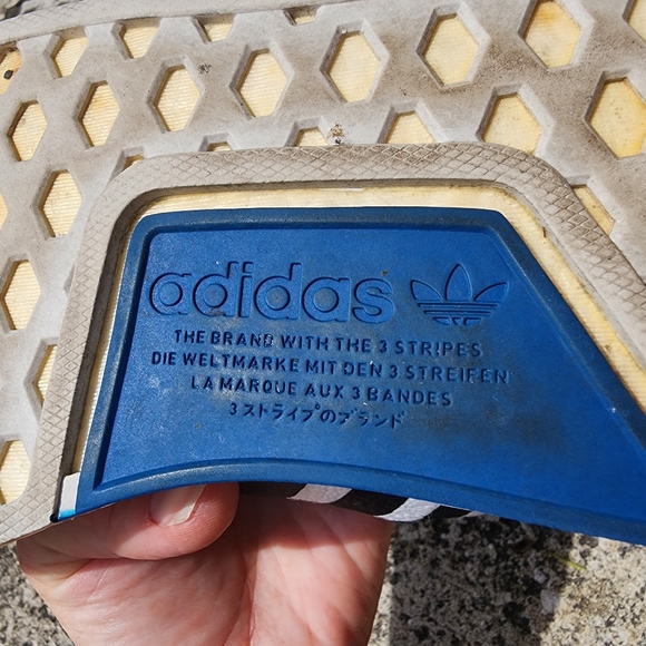 Mens Adidas NMD_R1 Japan White Colorblock Size 9 Collectible Adidas Japanese! - Picture 9 of 16